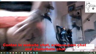 Exotic cougar on Skype