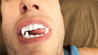 Hawt Vampire Teeth & Tongue Worship