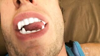 Hawt Vampire Teeth & Tongue Worship
