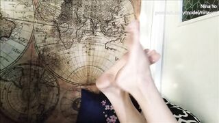 JOI FETISH Jerk Off Instructions Hawt Russian Feet - Nina Yo
