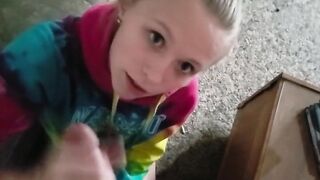 Sucking The Palpitating Schlong After a Horny Facial- Cum On My Face Baby! POV!