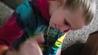 Sucking The Palpitating Schlong After a Horny Facial- Cum On My Face Baby! POV!