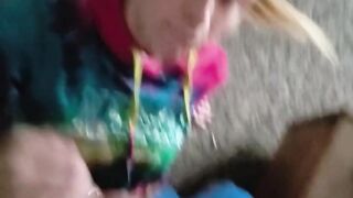 Sucking The Palpitating Schlong After a Horny Facial- Cum On My Face Baby! POV!