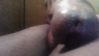 Late night close up ejaculation