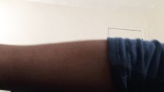 Playing with my jock until I make a mess