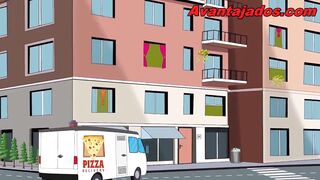 Homosexual Sex Toon: The Lewd Delivery Guy