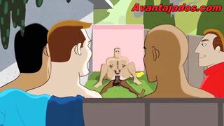 Homo Sex Drawing at the Macho Club