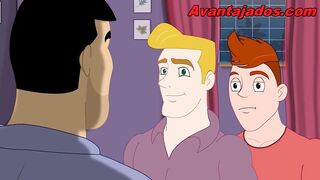 Homo Porn Toon Paying the Rent