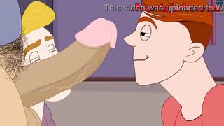 Homo Porn Toon Paying the Rent