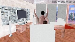 Animated CG Homosexual Porn - Guy Screwing Some other Dude in Spoon Position on Floor