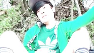 Jon Arteen. Twink's Jerk Off Outdoor in Nature Ends in a Frustrating Ruined Climax. Solo Tease, Lengthy Build-Up, Loss of Control. Homo Oriental Male masturbates in public outdoors with tons of longing. The chap wears a green adidas outfit with Stan Smith