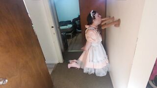 Sissy Katya's mouth training