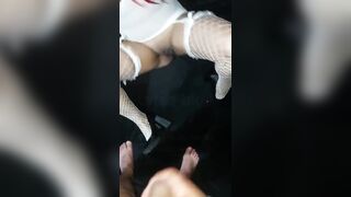 Recording a porn movie with a fan