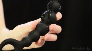 Banging One as well as the other Holes - Anal Beads & Sex toy