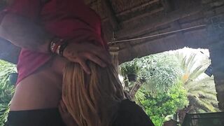 eighteen Year Old Sucking Ramrod Outdoor at Holiday Resort