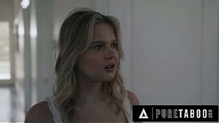 Inexperienced Tiny Blond Shook By StepFam