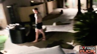 Afterhours Pool Party: A Unshaved, Tattooed 4-Way Showdown