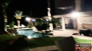 Afterhours Pool Party: A Unshaved, Tattooed 4-Way Showdown
