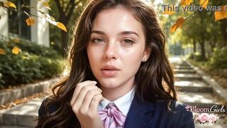 I drilled the smartest eighteen-year-old female student right by our university building. Screwing her constricted cunt is pure fun![AI]