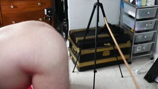 Locktober CBT Playtime with my sex serf with extraordinary spiked weenie ring head sex-toy