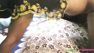 CREAMY BLACK LADY ENJOYS A WONDERFUL DOGGY FROM BBC