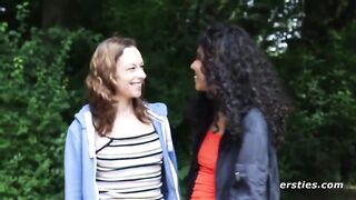 Abby Takes Caroline on a Hot Adventure In the Forest
