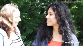 Abby Takes Caroline on a Hot Adventure In the Forest