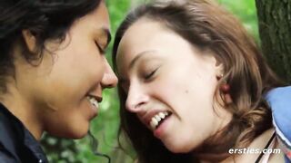 Abby Takes Caroline on a Hot Adventure In the Forest