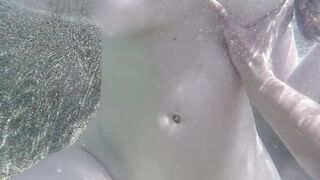Sexy Teen Pair Have Pool Sex In Airbnb + Ejaculation JAKEANDHOLLY