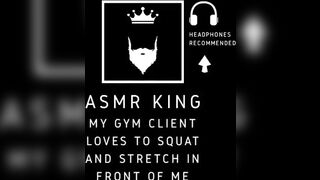 ASMR - Personal coach screws his client. For her, groaning/audio video