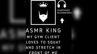 ASMR - Personal coach screws his client. For her, groaning/audio video