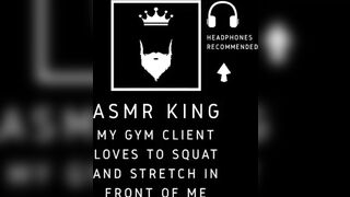 ASMR - Personal coach screws his client. For her, groaning/audio video