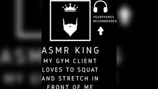 ASMR - Personal coach screws his client. For her, groaning/audio video