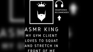 ASMR - Personal coach screws his client. For her, groaning/audio video