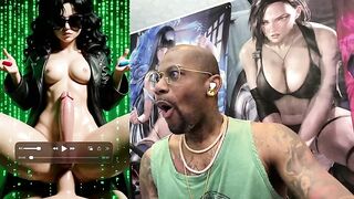 Lengthy Rod Transgender Imp Deepthroating Weenie, Jerking Off And Making A Business Woman Cum Hard, Transgender Ebony Knight, Trans Matrix Whore Getting Anal Banged Whilst Cumming, AI Generated