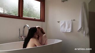Bath Time with Domino and Luna