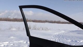 SLOPPY BLOW JOB AND CUM GULP IN THE CAR