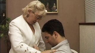Blond mother i'd like to fuck likes youthful ramrod in snatch