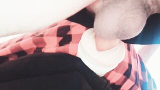View From Underneath The Balls Screwing Twat Untill Groaning Creampie