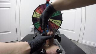 Wheel Of Misfortune # 7 - Flattened Balls - Urethral Insertions - CBT