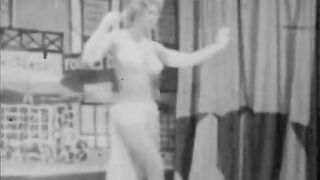 Hawt vintage MILFS fleshly stripping