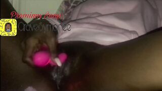 YOUTHFUL BLACK CREAMY MOIST VAGINA CUMMING