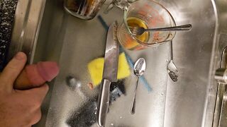 Quick void urine on the ribald dishes