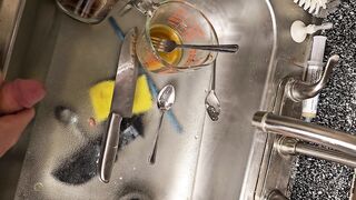 Quick void urine on the ribald dishes