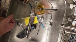 Quick void urine on the ribald dishes