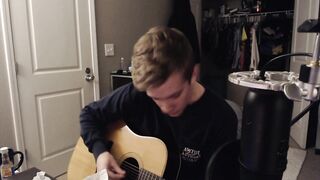 Stepbro plays guitar and eats a burrito (Foot disclose at twenty subs)
