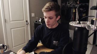 Stepbro plays guitar and eats a burrito (Foot disclose at twenty subs)