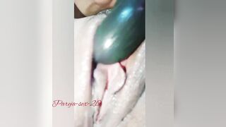 Masturbada con vibrator cojida y acabada en cuatro