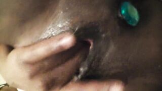 black booty play masturbation to completion