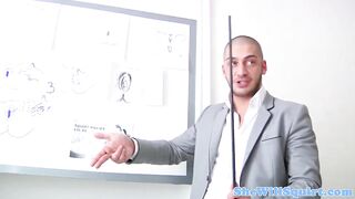 Facialized fucked into ass schoolgirl who squirts
